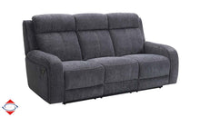 Charcoal Reclining Sofa & Loveseat Set – Savon Furniture Visalia