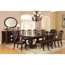 Bellagio 9 Pc Dining Table Set – Brown Cherry