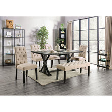 Alfred 7 Pc Dining Table Set – Antique Black