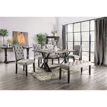 Alfred 6 Pc Dining Table Set w/ Bench – Antique Black