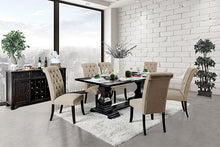 Nerissa 7 Pc Dining Table Set – Antique Black