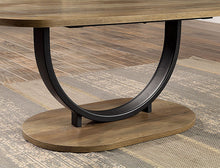 Olbia 3 Pc Table Set – Rustic Oak/Sand Black