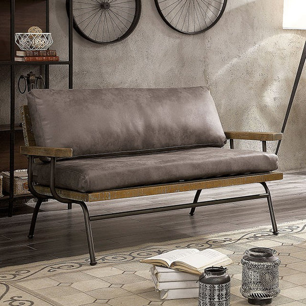 Santiago Love Seat – Ash Brown