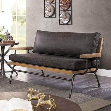 Santiago Love Seat – Dark Gray