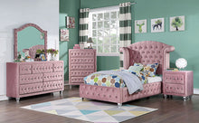 Zohar 4 Pc Twin Bedroom Set – Pink