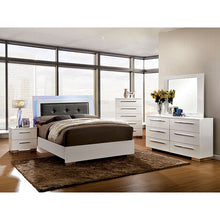 Clementine 4 Pc Queen Bedroom Set – Glossy White