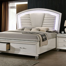 Maddie 5 Pc Queen Bedroom Set – Pearl White/White