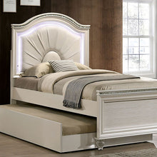 Allie 4 Pc Twin Bedroom Set w/ Trundle – Pearl White