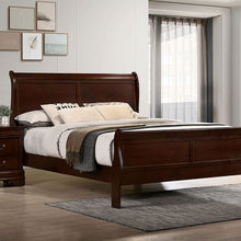 Louis Philippe 5 Pc Queen Bedroom Set – Dark Cherry