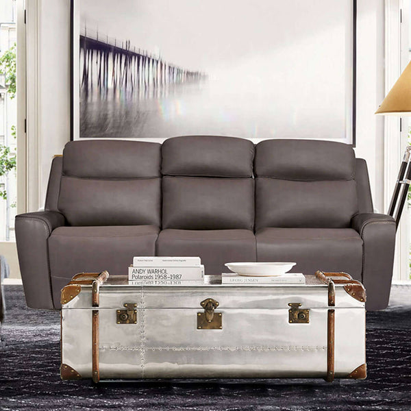 Artemia Power Reclining Sofa & Loveseat Set – Gray