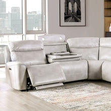 Edmondus Power Sectional – Light Taupe