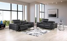 Ascona Power Reclining Sofa & Loveseat Set – Black