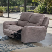 Demetrius Power Reclining Sofa & Loveseat Set – Brown