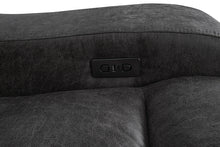 Demetrius Power Reclining Sofa & Loveseat Set – Dark Gray