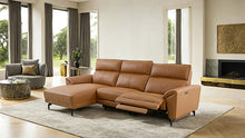 Theola Power Sectional, Left Chaise – Brown Clay