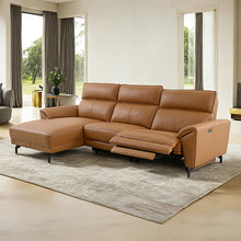Theola Power Sectional, Left Chaise – Brown Clay