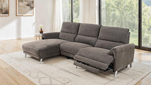 Brande Power Sectional, Left Chaise – Brown