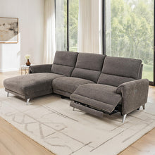 Brande Power Sectional, Left Chaise – Brown