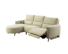Galten Power Sectional – Latte
