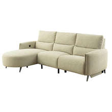 Galten Power Sectional – Latte