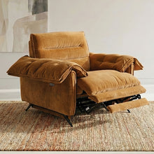 Morley Power Sofa + Loveseat – Sienna Brown
