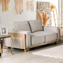 Harstad Sofa & Loveseat Set – Light Brown/Natural