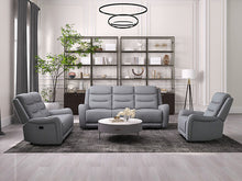 Matthias Reclining Sofa & Loveseat Set – Gray