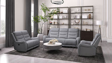 Matthias Reclining Sofa & Loveseat Set – Gray