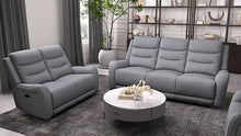 Matthias Reclining Sofa & Loveseat Set – Gray