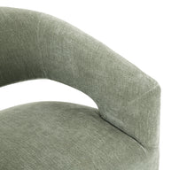 Tresa Arm Chair with Casters – Green