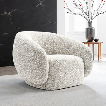 Savino Swivel Chair – Brown