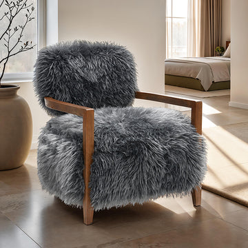 Eramo Accent Chair – Charcoal Gray
