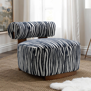 Niobe Accent Chair – Midnight Blue
