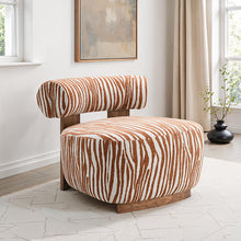 Niobe Accent Chair – Rustic Orange
