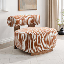 Niobe Accent Chair – Rustic Orange