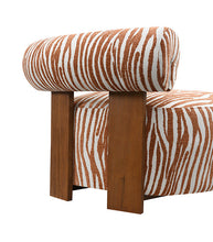 Niobe Accent Chair – Rustic Orange