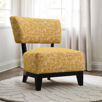 Aveni Accent Chair – Yellow