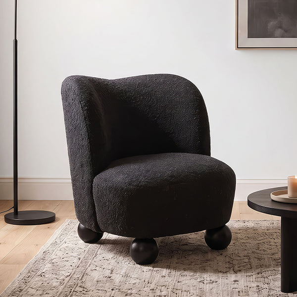 Karey Accent Chair – Caviar Black