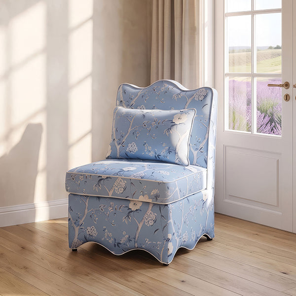 Hemsworth Accent Chair – Chinoiserie Sky Blue/White