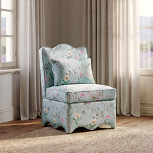 Hemsworth Accent Chair – Chinoiserie Pale Blue/Peach