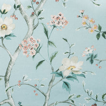 Hemsworth Accent Chair – Chinoiserie Pale Blue/Peach