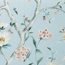 Hemsworth Accent Chair – Chinoiserie Pale Blue/Peach