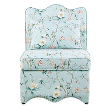 Hemsworth Accent Chair – Chinoiserie Pale Blue/Peach