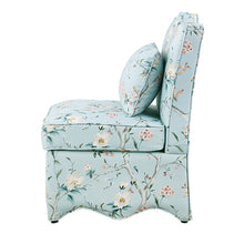 Hemsworth Accent Chair – Chinoiserie Pale Blue/Peach
