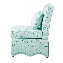 Hemsworth Accent Chair – Chinoiserie Light Teal/Pink