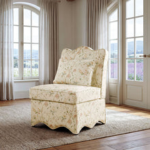 Hemsworth Accent Chair – Chinoiserie White/Pink