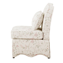 Hemsworth Accent Chair – Chinoiserie White/Pink