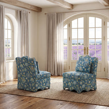 Hemsworth Accent Chair – Jacobean Peacock Blue