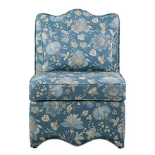 Hemsworth Accent Chair – Jacobean Peacock Blue