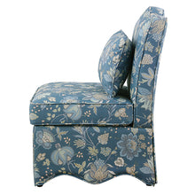 Hemsworth Accent Chair – Jacobean Peacock Blue